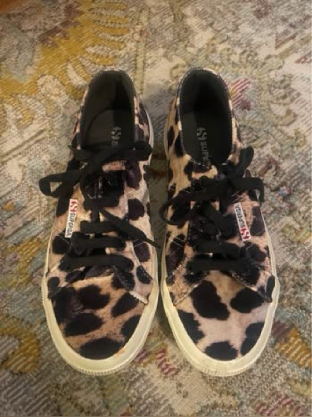 SUPERGA leopard sneakers